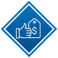 Transparent Competitive Pricing Icon