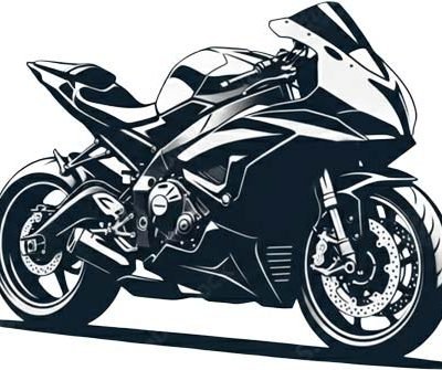 Motorcycle drawing